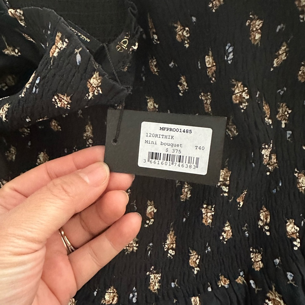 Rithik Smocked Floral Print Dress - Picture 4 of 5